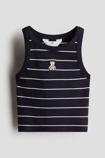 H&M Printed Cotton Vest Top