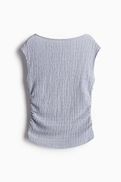 H&M Textured jersey top