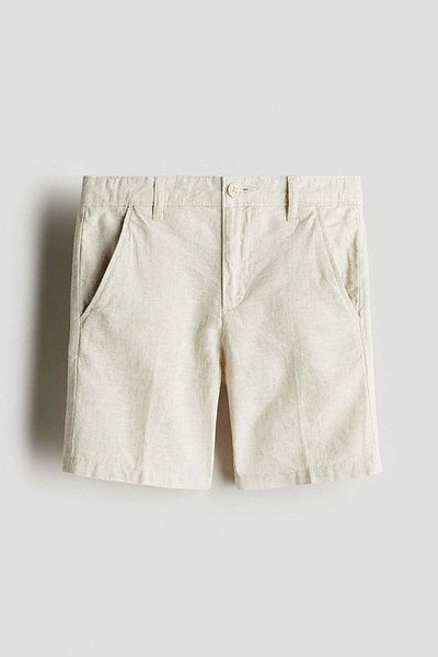 H&M Linen-blend Chino Shorts