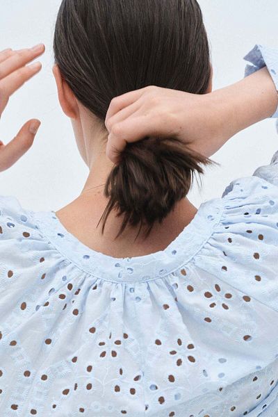 H&M MAMA Before & After Broderie anglaise blouse