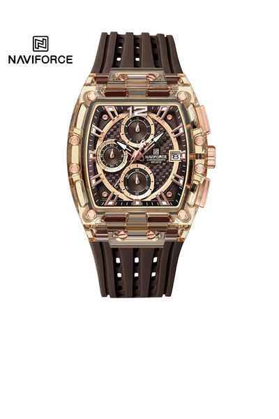 Naviforce Naviforce Men's Quartz Watch with Auto Date, Week, Business Display, Analog Wrist Watches