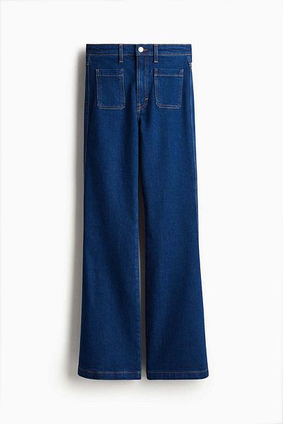 H&M Flared Ultra High Jeans
