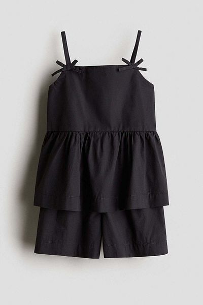 H&M 2-piece cotton poplin set