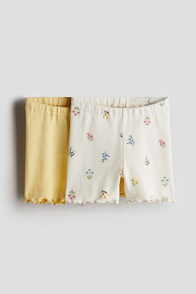 H&M 2-pack Ribbed Cycling Shorts
