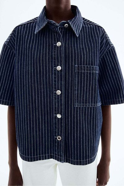 H&M Oversized denim shirt
