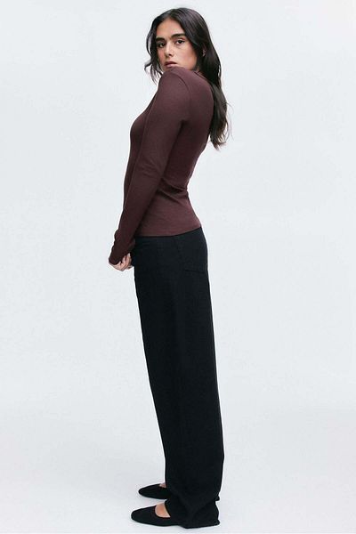 H&M Ribbed cotton top