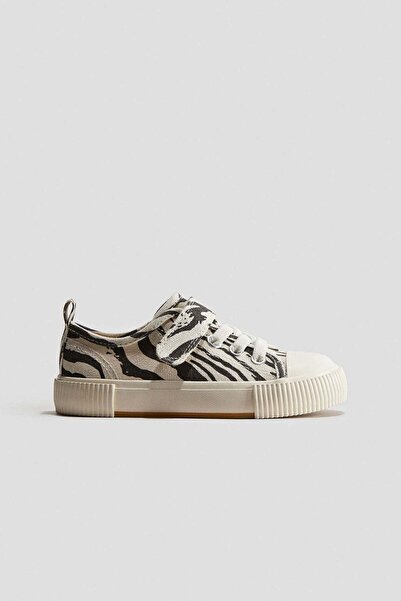 H&M Cotton canvas trainers
