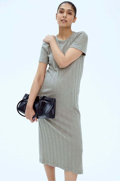 H&M MAMA Ribbed dress