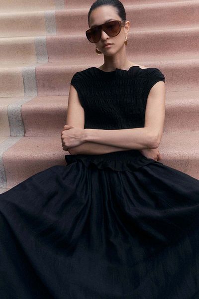 H&M Smocked top