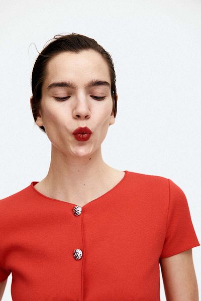 H&M Short-sleeved jersey cardigan