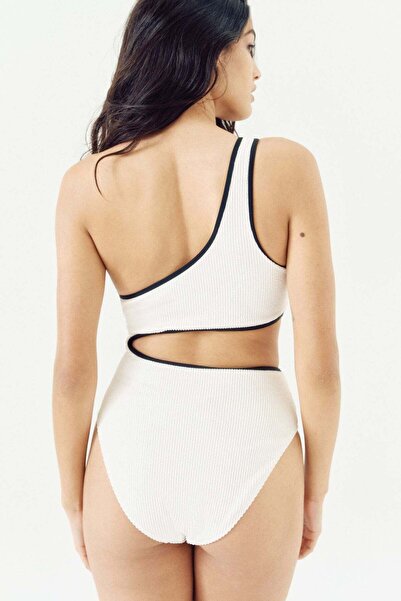 H&M One-shoulder cut-out swimsuit
