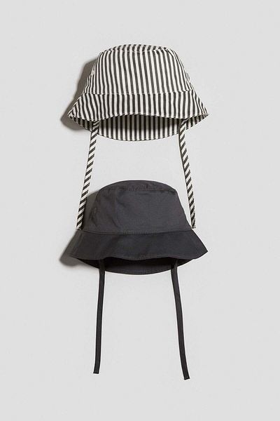 H&M 2-pack cotton sun hats
