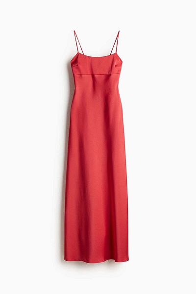 H&M Tie-detail maxi dress