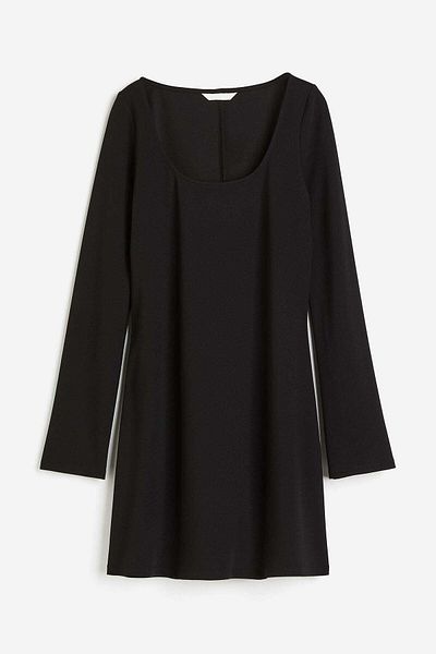 H&M Square-neck jersey dress