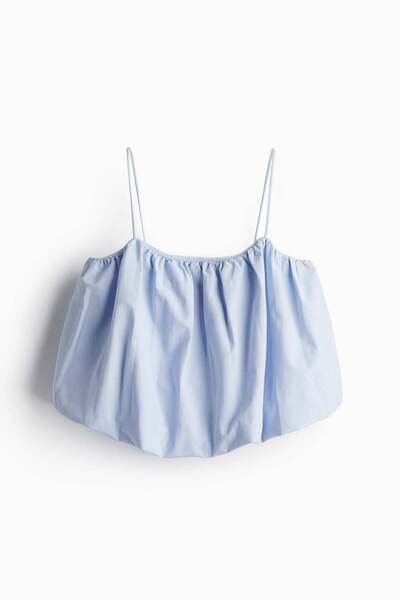 H&M Bubble-hem strappy top