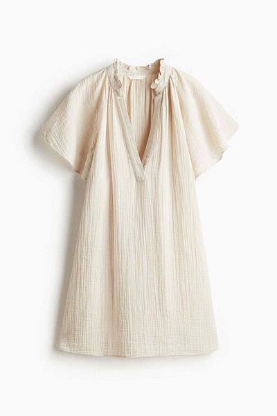 H&M A-line muslin dress