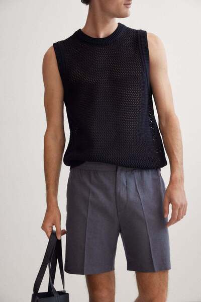 H&M Regular Fit Linen-blend shorts