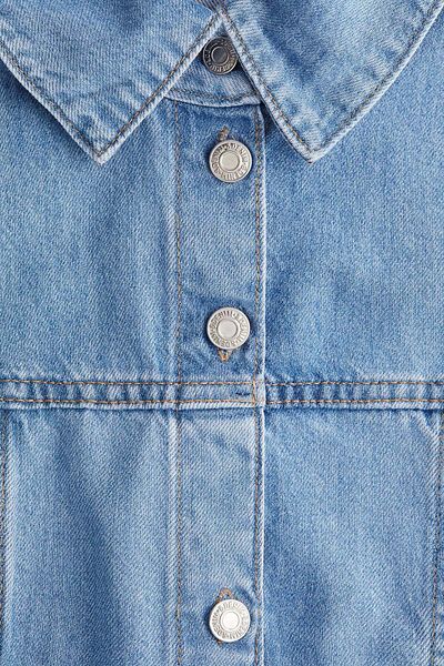 H&M Sleeveless Denim Shirt Dress