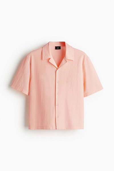 H&M Loose Fit Jersey Resort Shirt