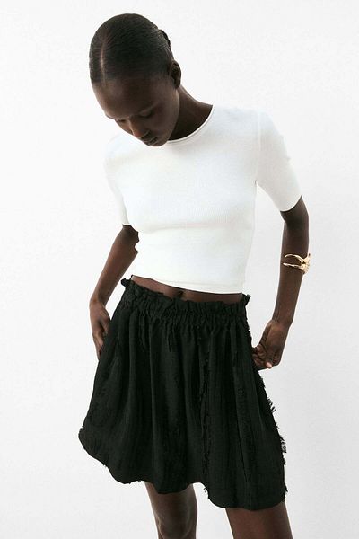H&M Fine-knit T-shirt