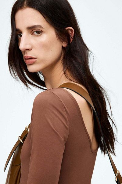 H&M Ballerina-neckline Top