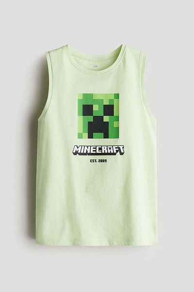 H&M Printed Vest Top