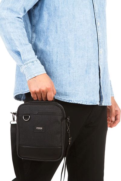 Newish Polo Messenger Bag - Black - Plain