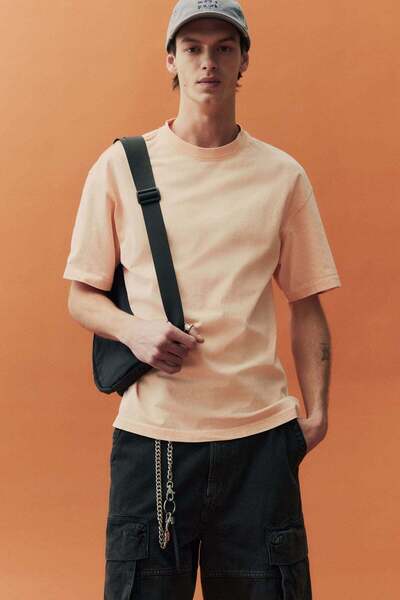 H&M Loose Fit Washed T-shirt