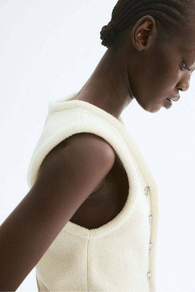 H&M Button-front sweater vest