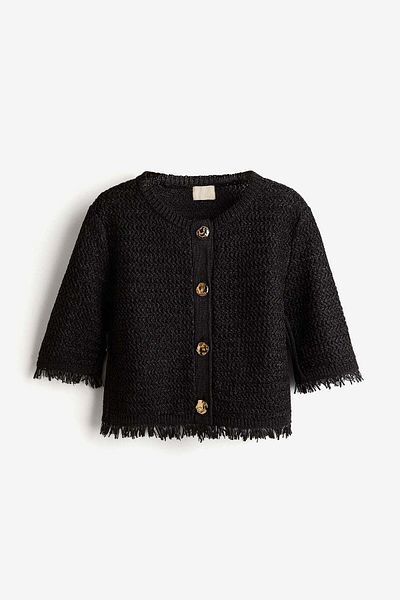H&M Raffia-look cardigan