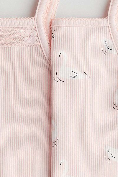 H&M 2-pack cotton strappy tops