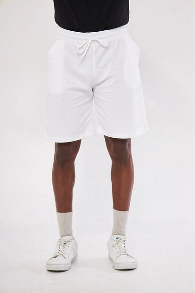 LEYEL Moda Pantaloni scurți Bermuda din bumbac pieptănat pentru bărbați, unisex