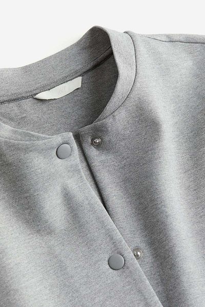 H&M Bomber-style jersey cardigan