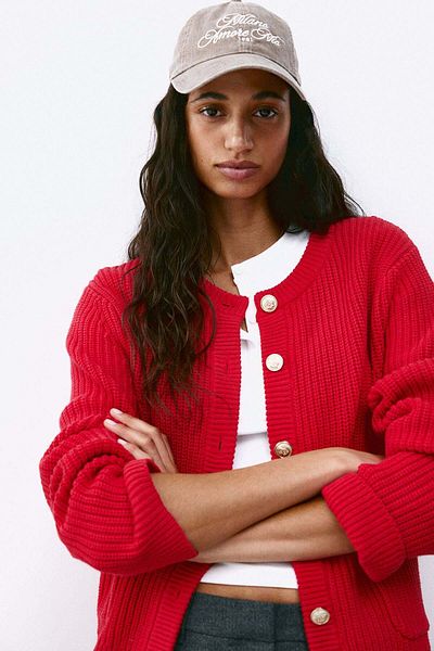 H&M Rib-knit cardigan