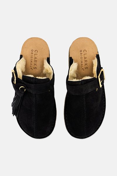 CLARKS Women Standard Slip On Slippers, Black