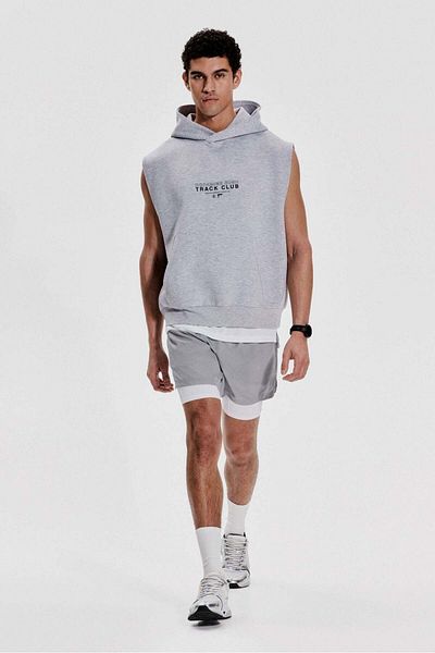 H&M Loose Fit Sleeveless sports hoodie with DryMove™