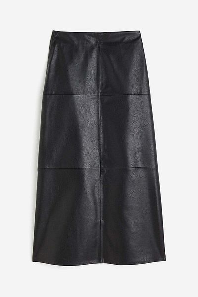 H&M Coated skirt