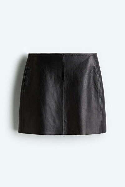 H&M Leather mini skirt