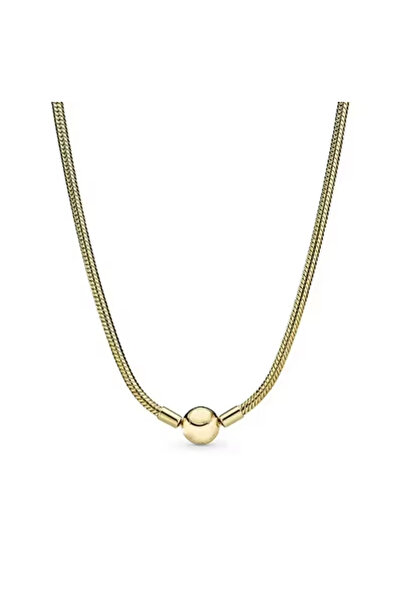 Hector&Co. Jewellery Gümüş Gold Renk Moments Zincir Kolye