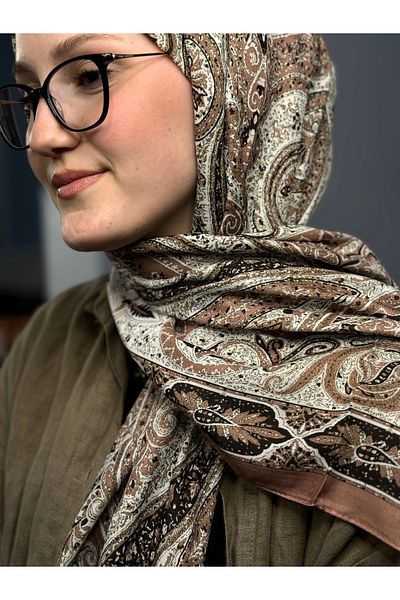 Twentytwo scarf Daily Shawl | Patterned Shawl | Self Patterned Cotton Shawl | Shawl