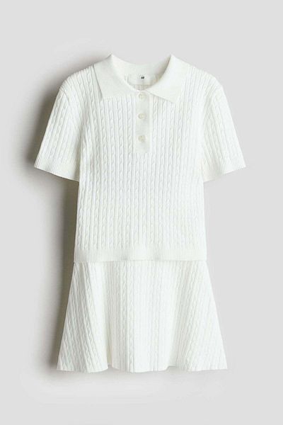 H&M 2-piece Cable-knit Set