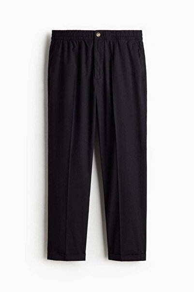 H&M Regular Fit Cropped cotton trousers