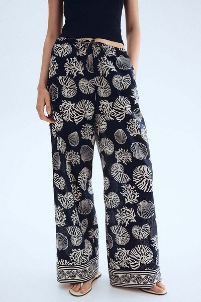 H&M Cotton drawstring trousers
