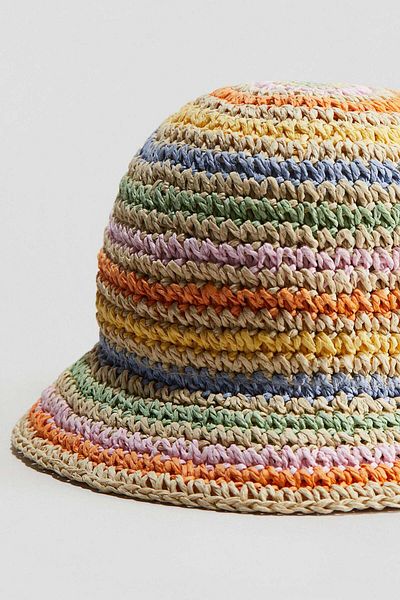 H&M Crochet-look Straw Hat