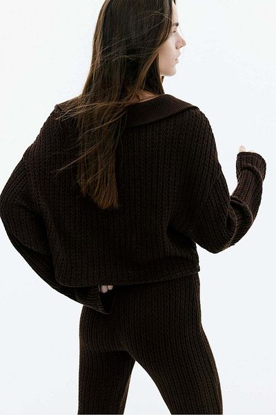 H&M Oversized cable-knit-look jumper