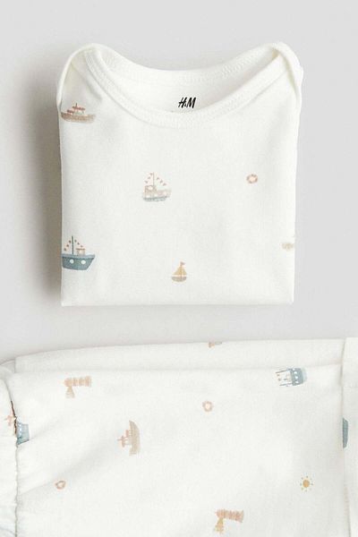 H&M 2-piece Cotton Set