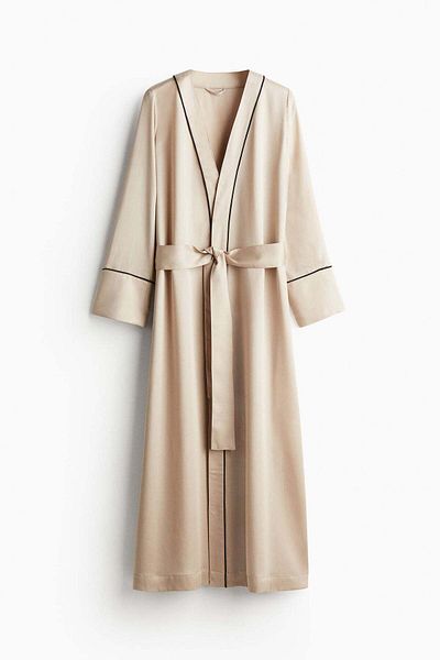 H&M Satin dressing gown