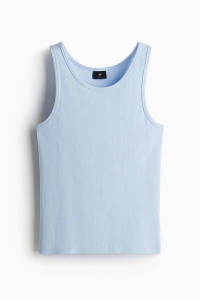 H&M Slim Fit Ribbed vest top