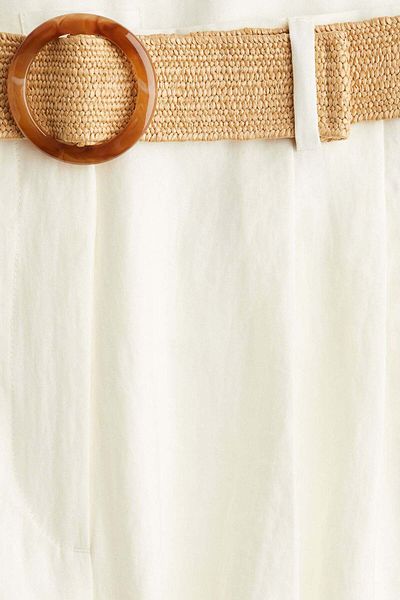 H&M Belted shorts