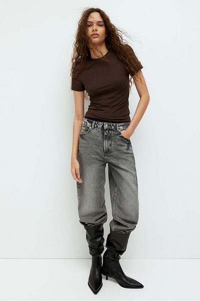H&M Fitted T-shirt